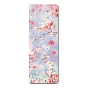 1.5mm Yoga Mat Ultra-thin Portable Fitness Esterilla Mats Natural Rubber Yoga Travel Non-slip Towel Pilates Fitness Mat