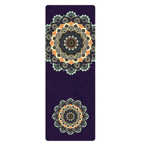 1.5mm Yoga Mat Ultra-thin Portable Fitness Esterilla Mats Natural Rubber Yoga Travel Non-slip Towel Pilates Fitness Mat