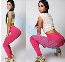 Load image into Gallery viewer, 20pcs Women Sports Pantalon Yoga Pants Elastic Compression Tights Fitness Running Trousers Workout Gym High Waist Leggings Pants