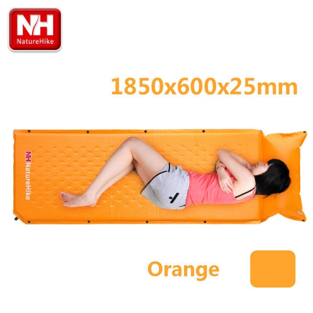 Naturehike Camping Mat Yoga Mat Self-Inflatable Sleeping Mat Self-Air Sleeping Pad Air Mattress Portable Light-weight