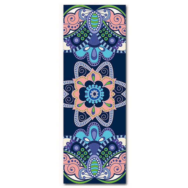 Suede Natural Rubber Yoga Mat Anti Slip Sweat Absorption 183*61cm*3.5mm Yoga Pad Fitness Gym Sports Exercise pad Yoga Mats