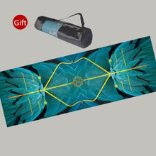 Load image into Gallery viewer, Suede Natural Rubber Yoga Mat Anti Slip Sweat Absorption 183*61cm*3.5mm Yoga Pad Fitness Gym Sports Exercise pad Yoga Mats