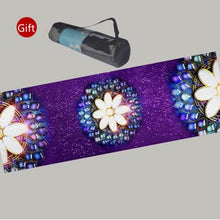 Load image into Gallery viewer, Suede Natural Rubber Yoga Mat Anti Slip Sweat Absorption 183*61cm*3.5mm Yoga Pad Fitness Gym Sports Exercise pad Yoga Mats