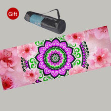 Load image into Gallery viewer, Suede Natural Rubber Yoga Mat Anti Slip Sweat Absorption 183*61cm*3.5mm Yoga Pad Fitness Gym Sports Exercise pad Yoga Mats