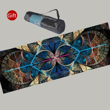 Load image into Gallery viewer, Suede Natural Rubber Yoga Mat Anti Slip Sweat Absorption 183*61cm*3.5mm Yoga Pad Fitness Gym Sports Exercise pad Yoga Mats