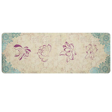 Load image into Gallery viewer, 183*68*4mm Chamois Suede Natural RubberThick Yoga Mats Fitness Environmental Exercise Fitness Yoga Gymnastics Mats Indoor