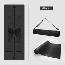 Load image into Gallery viewer, New Natural rubber yoga mat beginners thickened widened fitness mat yoga mat professional non-slip yoga mat