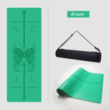 Load image into Gallery viewer, New Natural rubber yoga mat beginners thickened widened fitness mat yoga mat professional non-slip yoga mat
