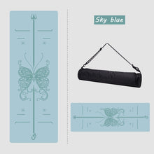 Load image into Gallery viewer, New Natural rubber yoga mat beginners thickened widened fitness mat yoga mat professional non-slip yoga mat