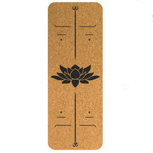 Load image into Gallery viewer, Cork Natural Rubber Yoga Mat for Pilates Fitness Hot Yoga Eco-friendly Multi Use Activity Non Slip Exercise Mats 183CM*61CM*3MM