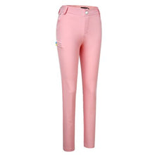 Load image into Gallery viewer, Ladies High Elastic Golf Pants Womens Quick Dry Trousers Can Inserted Ball Tee Trousers Female Slim Stretch Sports Pants AA51868