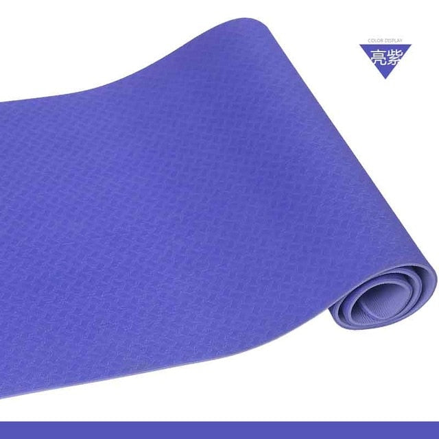 FANGCAN FCY-31 TPE Yoga Mat Non-toxic Single Layer for Beginners Body Building Equipment Yoga Mat 173*61cm