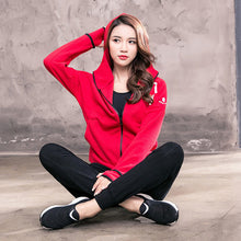 Load image into Gallery viewer, SWIMMART 2Pcs Women Yoga Sets Fitness Yoga Pants +Coat Leggings Set Gym Running Sport Suit Set Workout Clothes Female Clothes