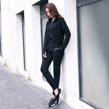 Load image into Gallery viewer, 2018 Yoga Set Sport Jacket+Yoga pants 2 Pieces Running Sportswear Tracksuit Fitness Gym Clothing Running outdoor Sports Clothes