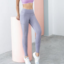 Load image into Gallery viewer, High Quality Ankle-Length Pants Yoga Ladies High Waist Stretch Breathable Quick-Drying Tights Sports Yoga Pants Women Size S-L